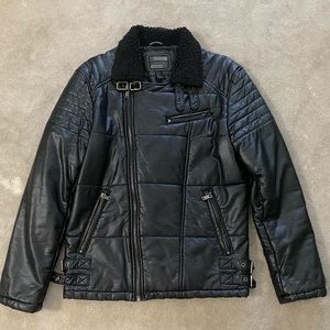 Quilted Leather Jacket.